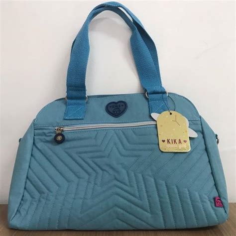 Bolsa Feminina Elegante Kika Nylon Ombro Transversal.